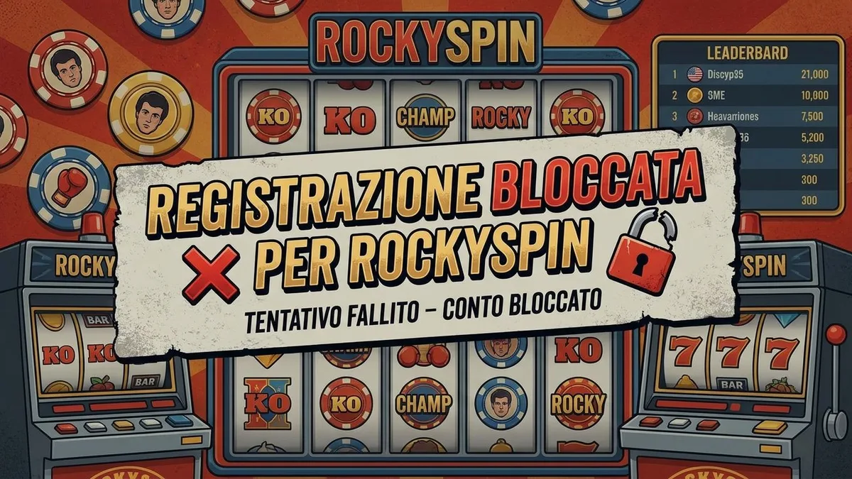 Registrazione con bonus