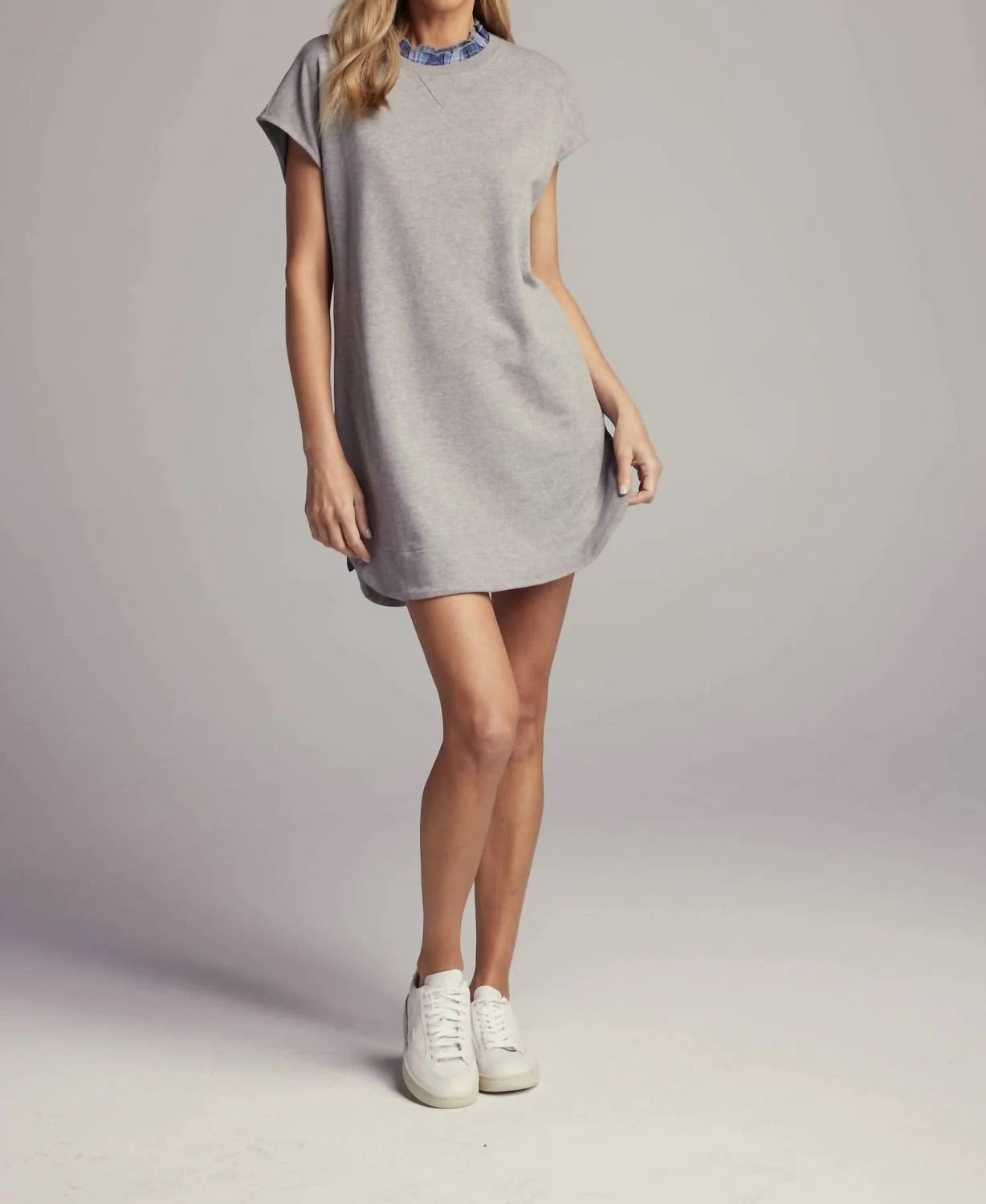 We Are Sundays Rossy Dress in Heather Grey