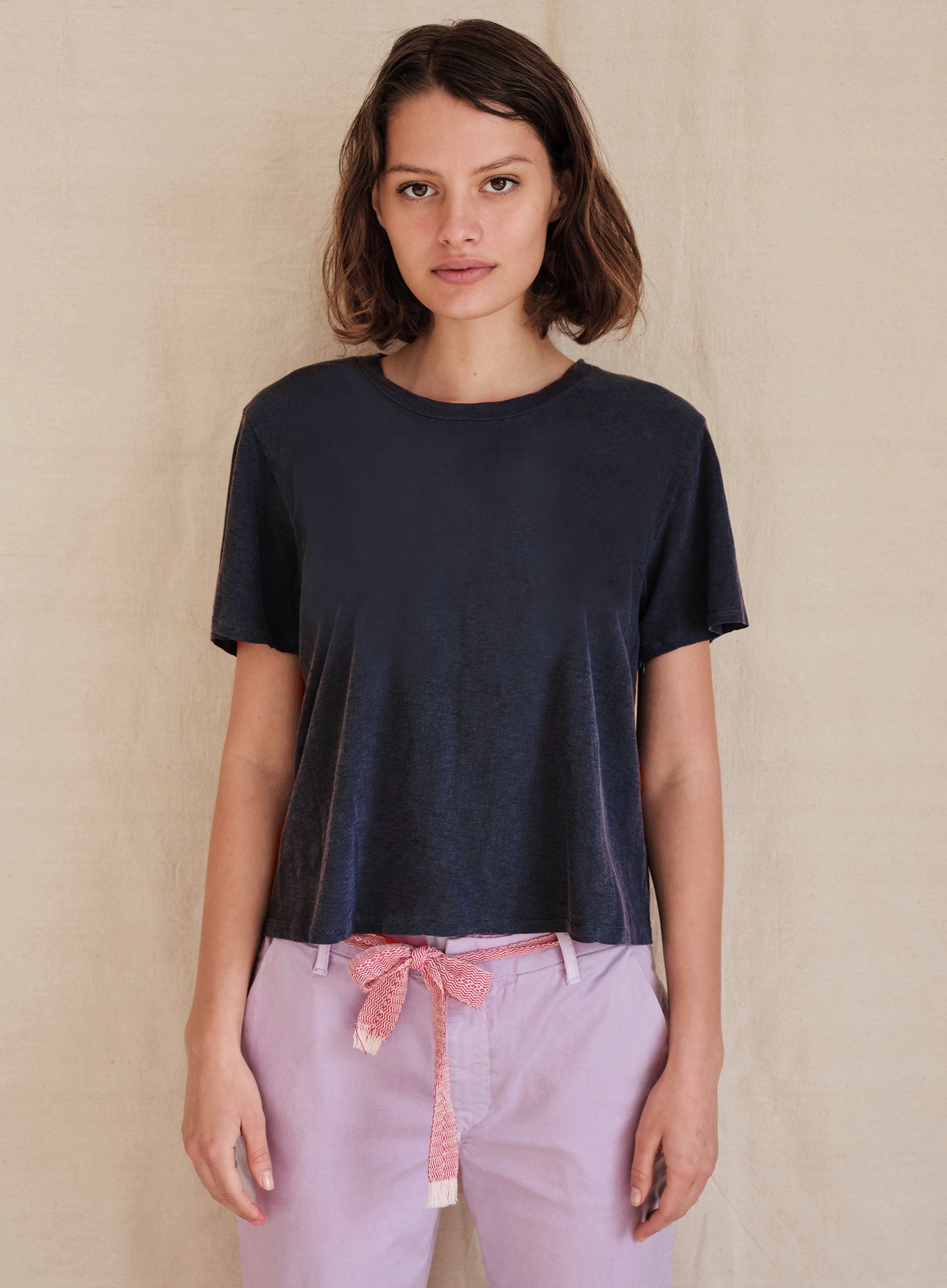 Sundry Perfect Tee in Pigment Navy