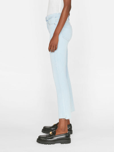 FRAME Le Crop Midi Boot Raw Stagger in Clarity