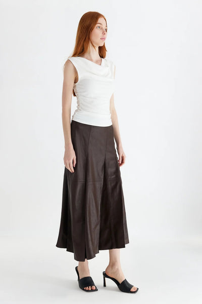 Mod Ref The Deona Skirt in Brown